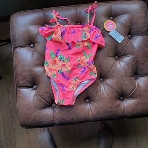 Swimsuit 1 piece 4t nwt floral